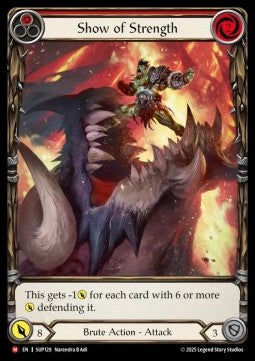 Show of Strength (Extended Art Cold Foil) - Super Slam (Majestic) [SUP-128]