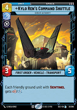 Kylo Ren's Command Shuttle, Icon of Authority (V.1) - Secrets of Power (Legendary) [SEC-032]