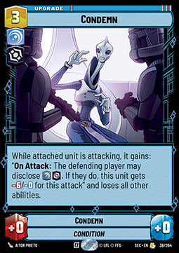 Condemn (V.1) - Secrets of Power (Rare) [SEC-038]