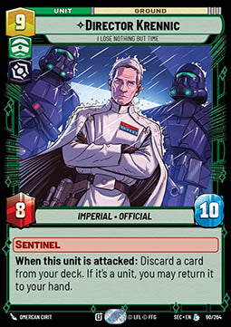 Director Krennic, I Lose Nothing But Time (V.1) - Secrets of Power (Legendary) [SEC-090]