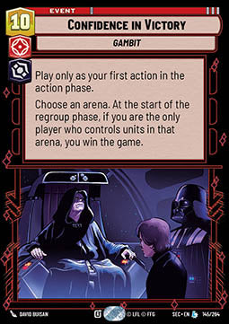 Confidence in Victory (V.1) - Secrets of Power (Legendary) [SEC-145]
