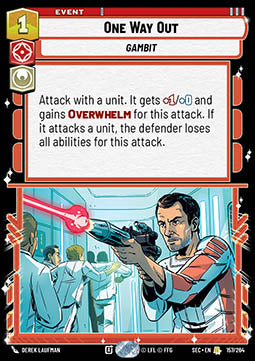 One Way Out (V.1) - Secrets of Power (Rare) [SEC-157]