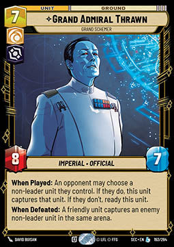 Grand Admiral Thrawn, Grand Schemer (V.1) - Secrets of Power (Legendary) [SEC-193]