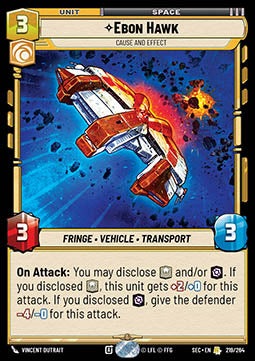 Ebon Hawk, Cause and Effect (V.1) - Secrets of Power (Rare) [SEC-219]