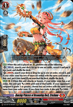 Dancing Princess of Resonating Rock, Crushuna  (V.1 - Triple Rare) - Dragonsoul Resonance (Triple Rare) [DZ-BT10-003]