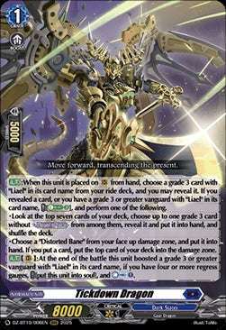 Tickdown Dragon  (V.1 - Triple Rare) - Dragonsoul Resonance (Triple Rare) [DZ-BT10-006]