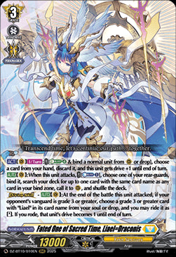 Fated One of Sacred Time, Liael=Draconis  (V.1 - Triple Rare) - Dragonsoul Resonance (Triple Rare) [DZ-BT10-010]