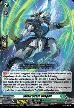 Strait Scale Dragon  (V.1 - Triple Rare) - Dragonsoul Resonance (Triple Rare) [DZ-BT10-014]