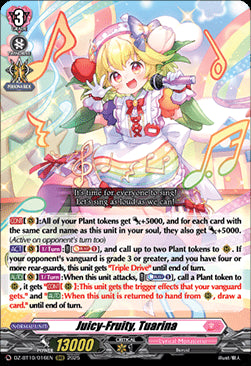 Juicy-Fruity, Tuarina  (V.1 - Triple Rare) - Dragonsoul Resonance (Triple Rare) [DZ-BT10-016]