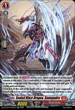 Sealed Blaze Dragon, Samupadru  (V.1 - Double Rare) - Dragonsoul Resonance (Double Rare) [DZ-BT10-022]
