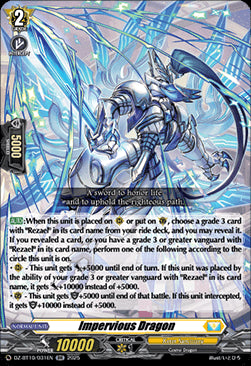 Impervious Dragon  (V.1 - Double Rare) - Dragonsoul Resonance (Double Rare) [DZ-BT10-031]