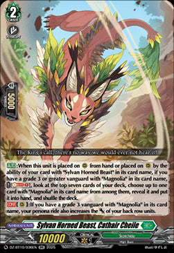 Sylvan Horned Beast, Cathair Cheile  (V.1 - Double Rare) - Dragonsoul Resonance (Double Rare) [DZ-BT10-036]
