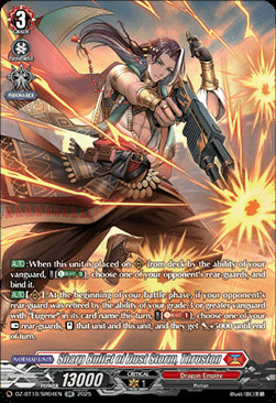 Sharp Bullet of Dust Storm, Thruston  (V.3 - Silver Rare) - Dragonsoul Resonance (Silver Rare) [DZ-BT10-SR04]