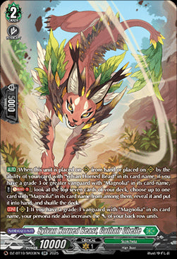 Sylvan Horned Beast, Cathair Cheile  (V.3 - Silver Rare) - Dragonsoul Resonance (Silver Rare) [DZ-BT10-SR33]