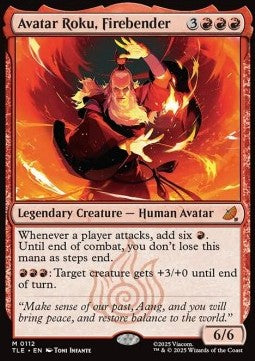 Avatar Roku, Firebender (V.1) - Magic: The Gathering | Avatar: The Last Airbender: Eternal (Mythic) [TLE-112]