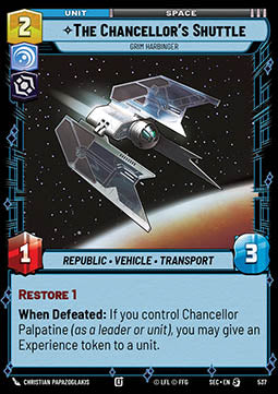 The Chancellor's Shuttle, Grim Harbinger (V.2) - Secrets of Power (Special) [SEC-537]
