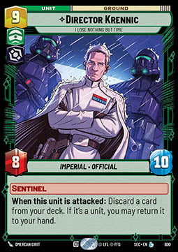 Director Krennic, I Lose Nothing But Time (V.2) - Secrets of Power (Legendary) [SEC-600]