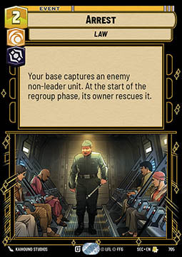 Arrest (V.2) - Secrets of Power (Rare) [SEC-705]