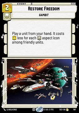 Restore Freedom (V.2) - Secrets of Power (Rare) [SEC-767]