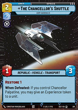 The Chancellor's Shuttle, Grim Harbinger (V.1) - Secrets of Power: Extras (Special) [XSEC-291]