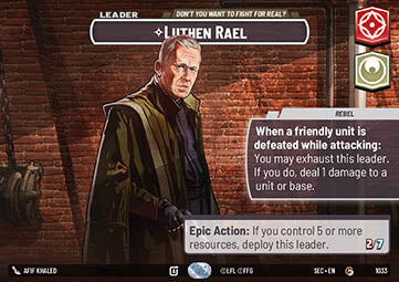 Luthen Rael, Don't You Want to Fight For Real? (V.2) - Secrets of Power: Extras (Common) [XSEC-1033]