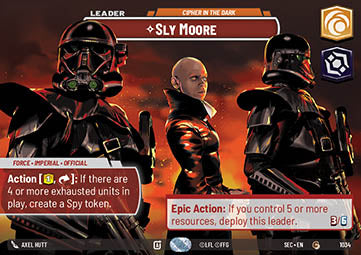 Sly Moore, Cipher in the Dark (V.2) - Secrets of Power: Extras (Common) [XSEC-1034]