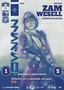 Zam Wesell, Inconspicuous Assassin (V.2) - Secrets of Power: Extras (Uncommon) [XSEC-1069]