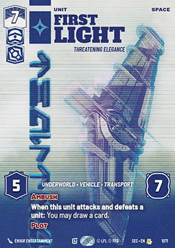First Light, Threatening Elegance (V.2) - Secrets of Power: Extras (Rare) [XSEC-1071]