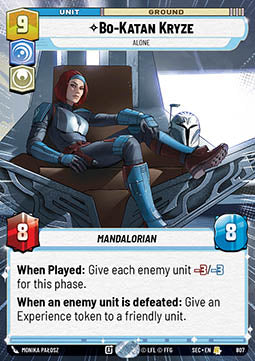 Bo-Katan Kryze, Alone (V.2) - Secrets of Power: Extras (Rare) [XSEC-807]