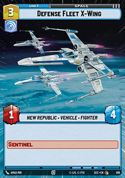 Defense Fleet X-Wing (V.2) - Secrets of Power: Extras (Common) [XSEC-816]