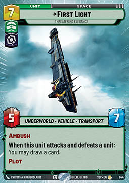 First Light, Threatening Elegance (V.3) - Secrets of Power: Extras (Rare) [XSEC-844]