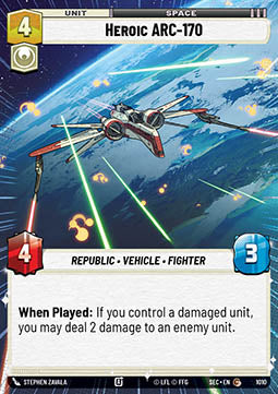 Heroic ARC-170 (V.2) - Secrets of Power: Extras (Common) [XSEC-1010]
