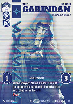Garindan, Information Broker (V.4) - Secrets of Power: Extras (Uncommon) [XSEC-1117]
