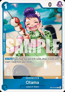 Otama (OP13-043) - Carrying on his Will (Rare) [OP13-043]