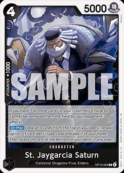 St. Jaygarcia Saturn (OP13-083) (V.1) - Carrying on his Will (Rare) [OP13-083]