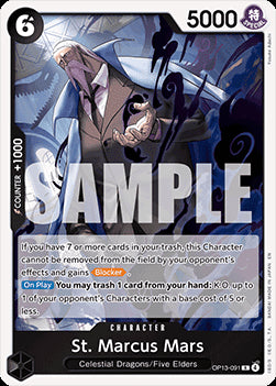 St. Marcus Mars (OP13-091) (V.1) - Carrying on his Will (Rare) [OP13-091]