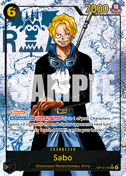 Sabo (OP13-120) (V.2) - Carrying on his Will (Alternate Art) [OP13-120]