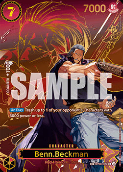 Benn.Beckmas (OP09-009) - Carrying on his Will (Special Rare) [OP13-OP09-009]