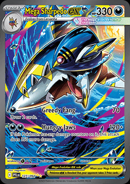 Mega Sharpedo ex - Phantasmal Flames (Special Illustration Rare) [PFL-127]