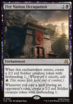Fire Nation Occupation (V.1) - Magic: The Gathering | Avatar: The Last Airbender: Eternal (Rare) [TLE-105]