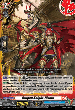 Dragon Knight, Pisaro  (V.1 - Triple Rare) - Future Card Buddyfight (Triple Rare) [DZ-TB01-008]