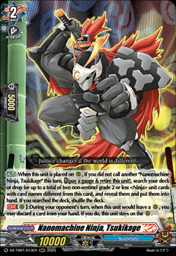 Nanomachine Ninja, Tsukikage  (V.1 - Triple Rare) - Future Card Buddyfight (Triple Rare) [DZ-TB01-013]