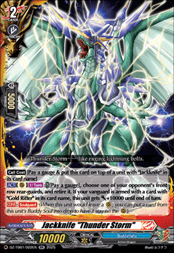 Jackknife "Thunder Storm" - Future Card Buddyfight (Double Rare) [DZ-TB01-022]