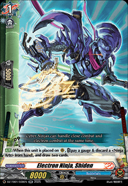 Electron Ninja, Shiden - Future Card Buddyfight (Double Rare) [DZ-TB01-039]