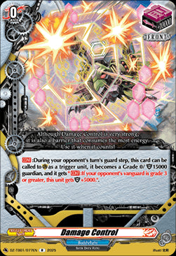 Damage Control  (V.1 - Rare) - Future Card Buddyfight (Rare) [DZ-TB01-077]
