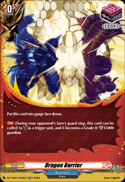 Dragon Barrier  (V.2 - Holo) - Future Card Buddyfight (Holo) [DZ-TB01-H25]