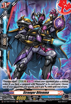 Stranger Dilemma  (V.2 - Holo) - Future Card Buddyfight (Holo) [DZ-TB01-H74]