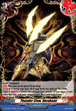 Thunder Claw, Narukami  (V.2 - Holo) - Future Card Buddyfight (Holo) [DZ-TB01-H79]