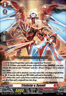 Trickstar & Suendi  (V.1 - Triple Rare) - Symphony of Might & Bloom (Triple Rare) [DZ-BT11-003]