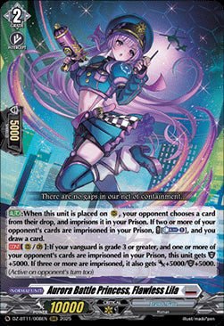 Aurora Battle Princess, Flawless Lila  (V.1 - Triple Rare) - Symphony of Might & Bloom (Triple Rare) [DZ-BT11-008]